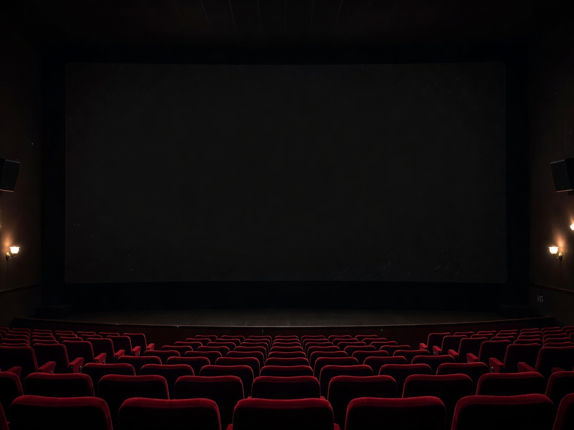 Dark film cinema screen representing Fack ju Göhte modern blockbuster release